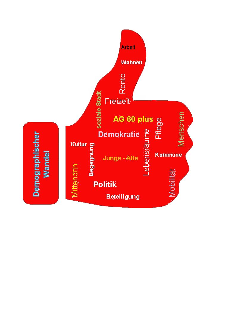 Bild mit Themen, die SPD-Mitglieder über 60 besonders interessieren