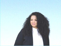 Conny Podologin am Empfang