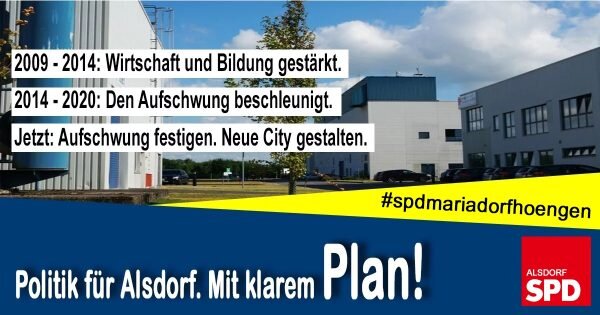 hier werden unter anderem die Themen Bildung, Energie, Stadtteile und Attraktivität beworben