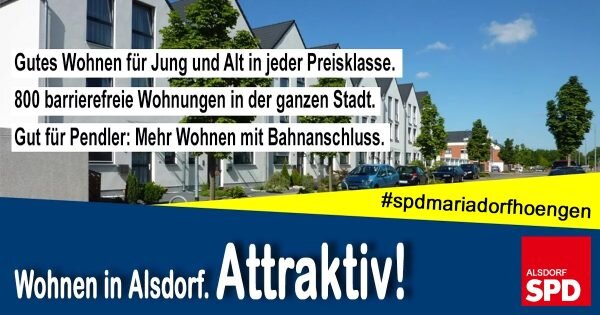 hier werden unter anderem die Themen Bildung, Energie, Stadtteile und Attraktivität beworben